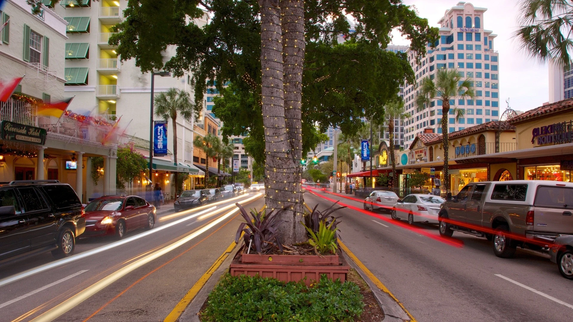 Modern technology interface representing real estate tools for Florida agents